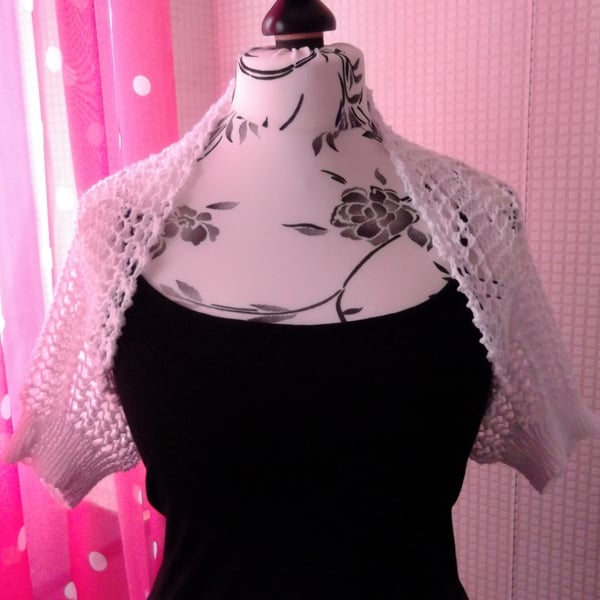 Summer Shrug in White