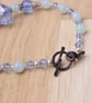  Amazonite Gemstone Bracelet - Pretty blue bead and amazonite bracelet  - Image 2