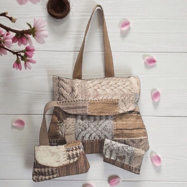 Knitting design bag set