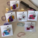 Beautiful Hand Stitched Hair slides