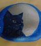 Hand Painted Cat Garden Stone