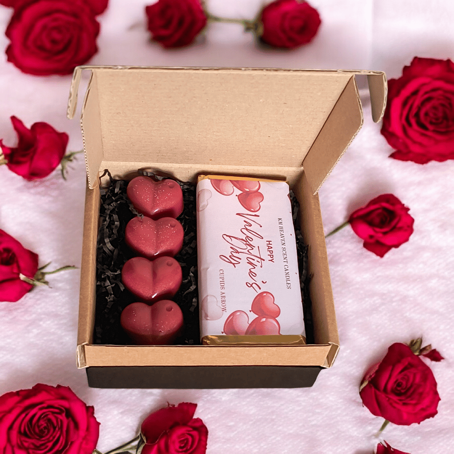 Valantines day luxury handmade wax melt gift set 