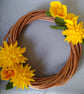 Willow wreath with flowers - Image 2