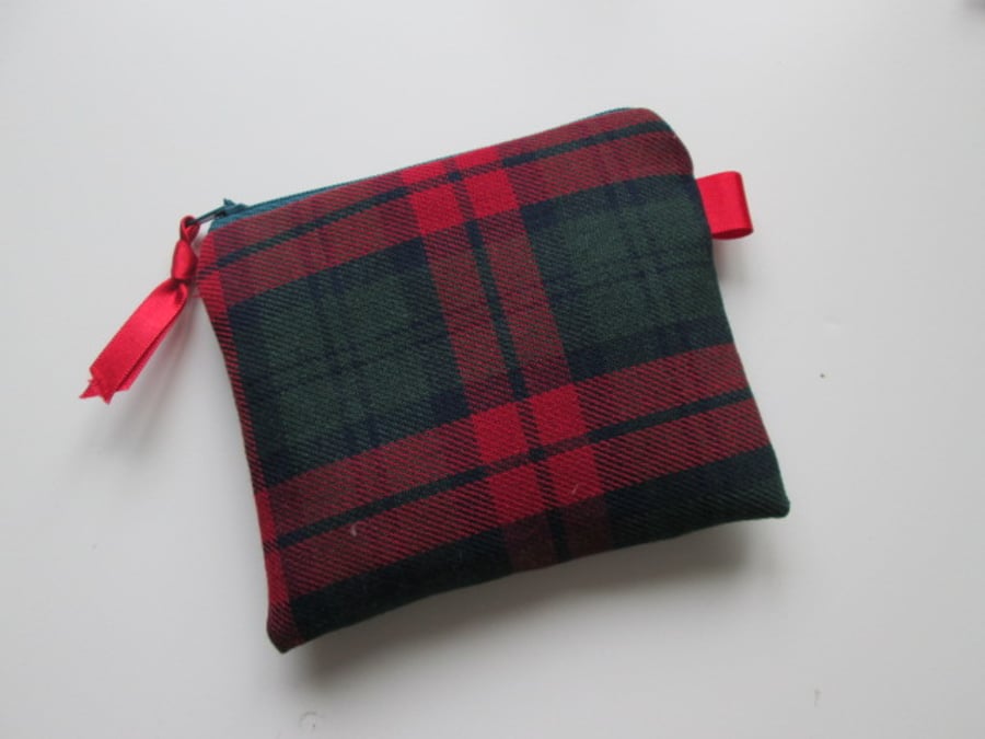 Tartan  Coin Purse