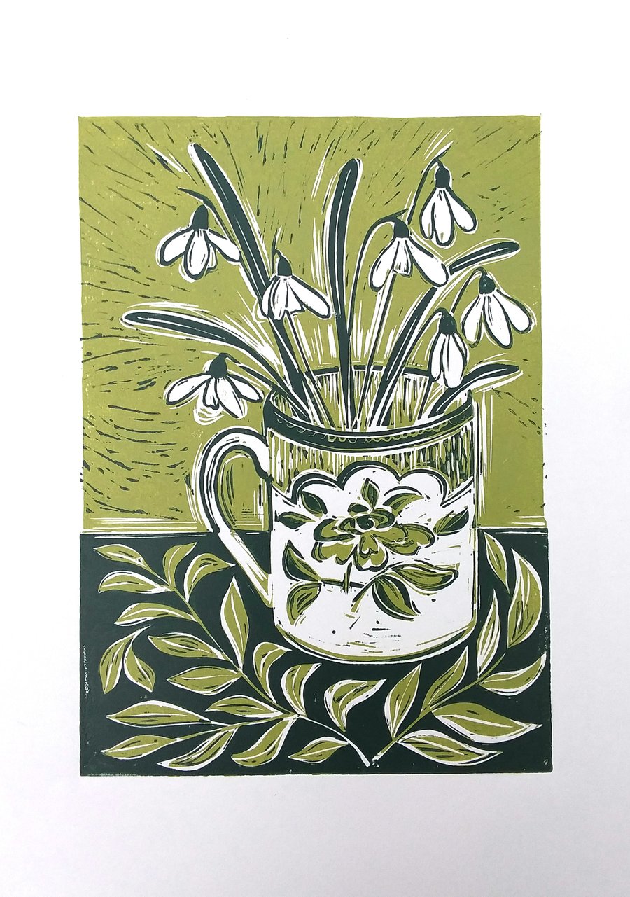 Snowdrops and Little Cup