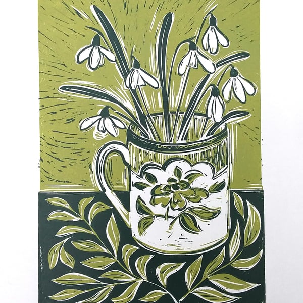 Snowdrops and Little Cup