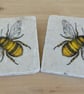 Marble 'Bee' Coasters - Image 1