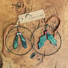 Stained Glass Decoration, Holly or Mistletoe Wreath, Christmas Stocking Filler