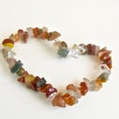 DESTASH:  Mixed Tourmaline Chip Bracelet