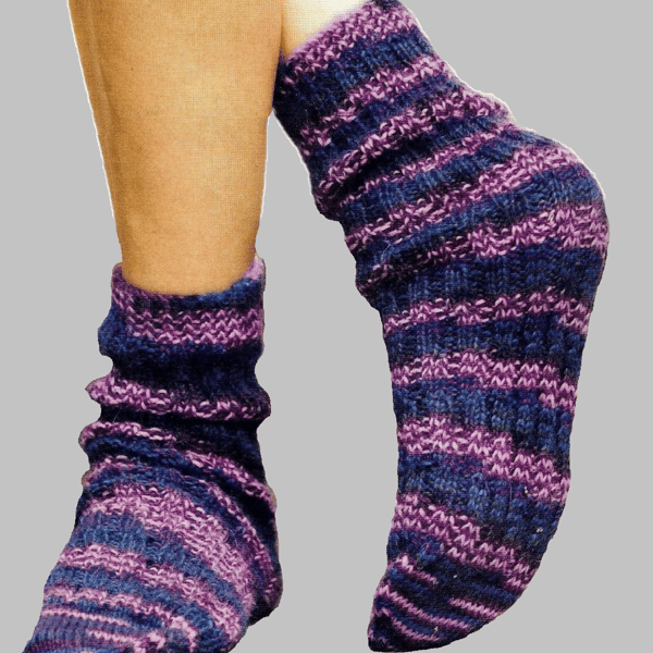 VINTAGE KNITTING PATTERN PDF Spiral Socks - Folksy