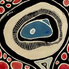 Colourful Handmade Decorative Ceramic Plate