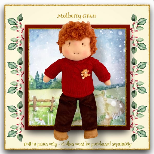 Doll - Bobby Baxter - a handcrafted Mulberry Green doll 