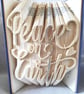 Peace on Earth COMBI Book Folding Pattern - EMAILED PDF PATTERN - Image 1