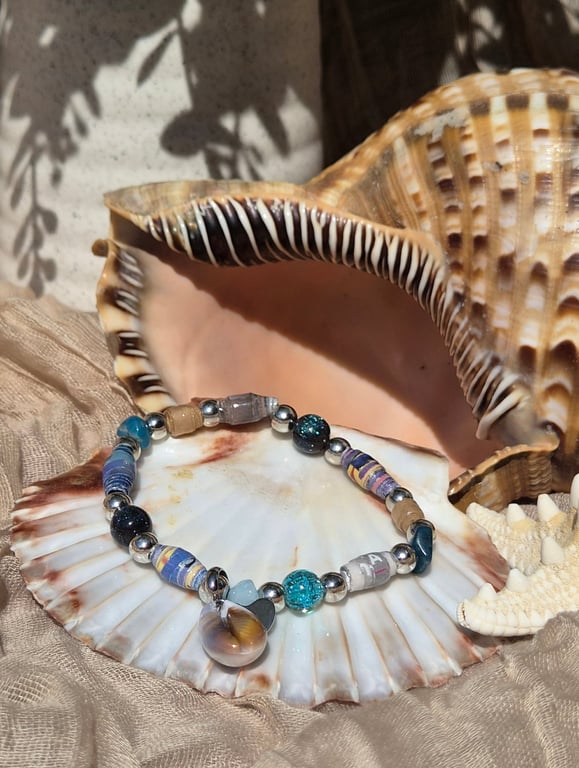 The 'Deep Blue Breath' Bracelet (one of a kind) 