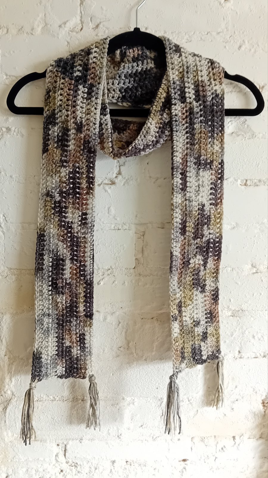 Crocheted scarf