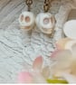 Howlite Skull Earrings - Image 4