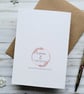 Christmas Wreath Card Set - 4 card set - eucalyptus wreath, gold elements, berry - Image 5