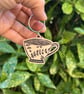 'Little Leaves' Wooden Keyring - Image 1