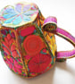 Teacup and Saucer Textile Art Free Machine Embroidery  - Image 7