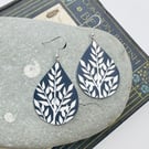 Recycled tin earrings 