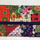 Purse, quilted scrappy patchwork.