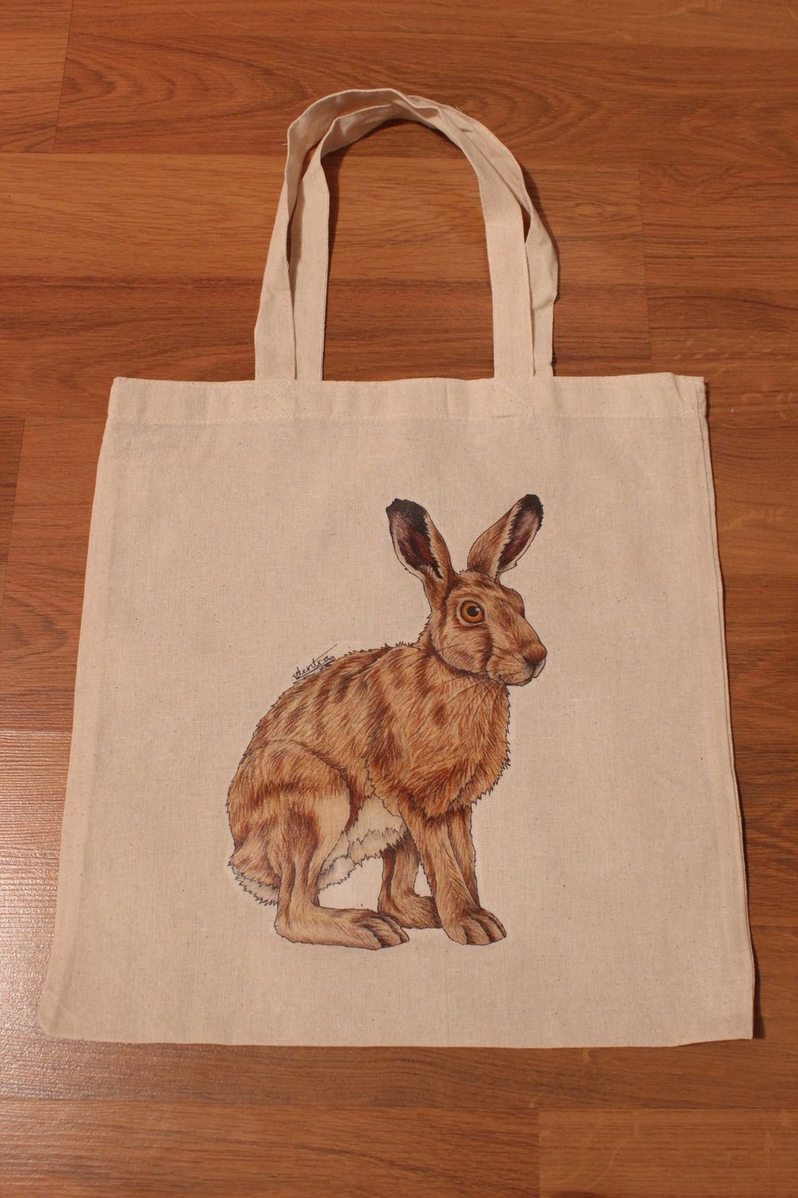 SALE ITEM - Hare Eco Fabric Reusable Shopping Tote Bag