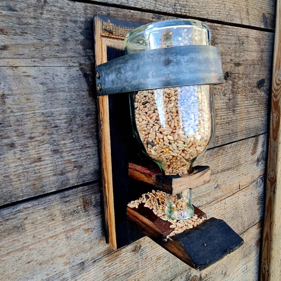 Unique Handmade Bird Seed Feeder