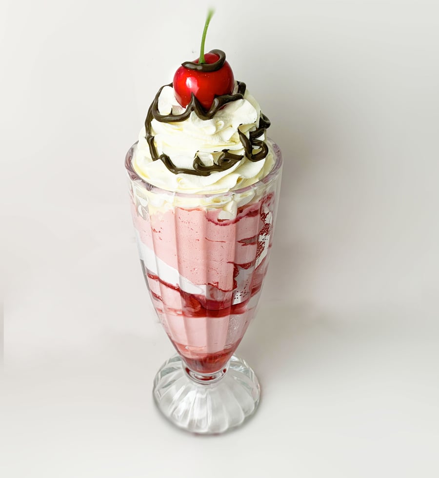 Fake Food Art American Diner Knickerbocker Glory