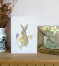 March hare Greetings card - Image 1