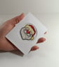 Handmade Father Christmas Face Festive Greeting Card with Envelope - Image 9