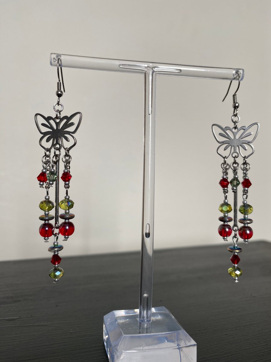Ava - Butterfly Earrings 