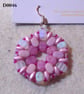 Hexagonal bead earrings (customisable) - Image 1
