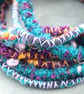 Arty Dreads for Shoulder Length Hair (mainly Turquoise, yellow & purple)