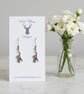 Charm Earrings - Mini Monkey