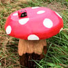 Ladybird on Red Toadstool