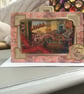 China scene suitcase greetings card. - Image 1