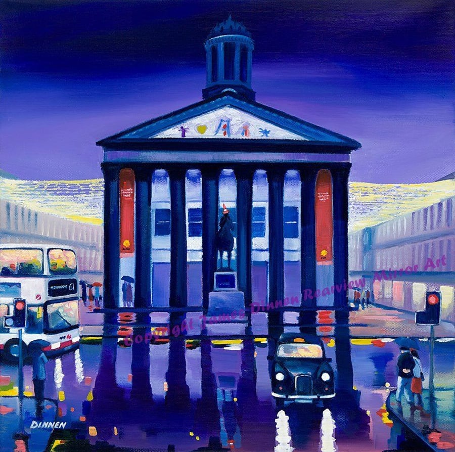 Glasgow GoMA  X large limited edition giclee print (free pp uk)