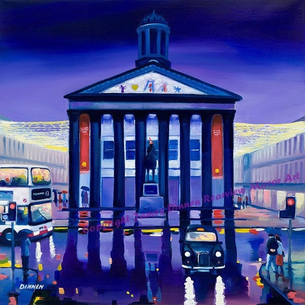Glasgow GoMA  X large limited edition giclee print (free pp uk)