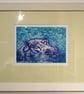Hippo Limited Edition Original Collagraph Print Art  - Image 4