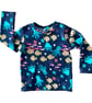 Navy Sea Creature long sleeved top - sizes up to 4-5 years - Image 1