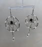 Sybil - Spiderweb earrings 