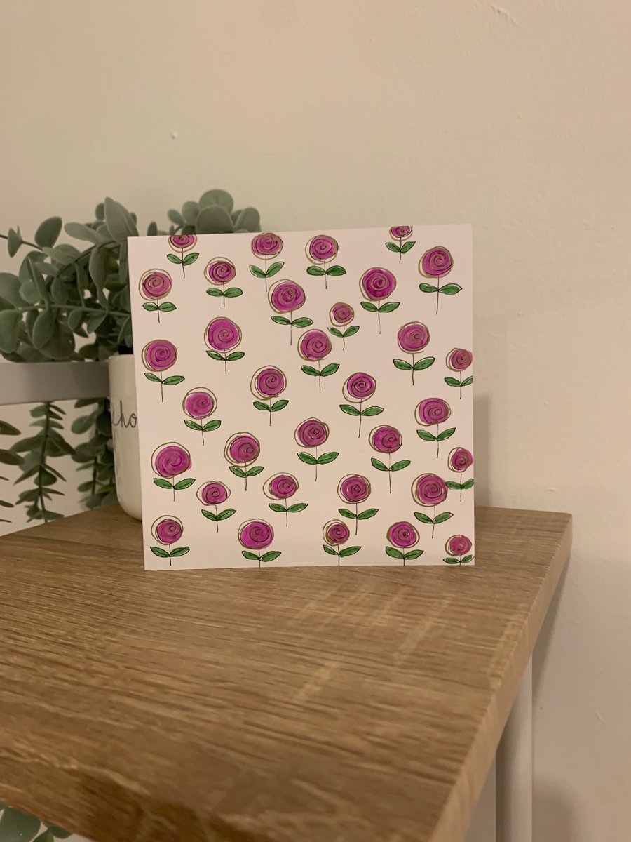 Roses card 