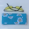 Glasses, sunglasses case, shabby chic, patchwork, flowers,