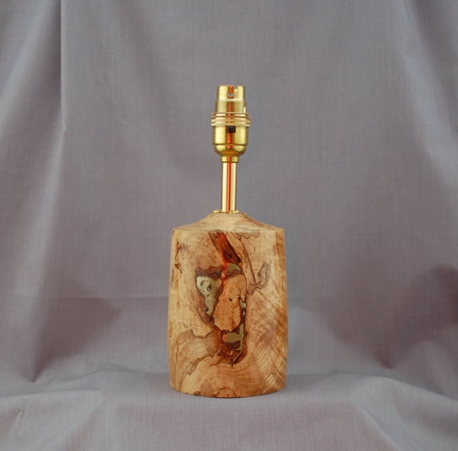 Lamp in Spalted  English Ash