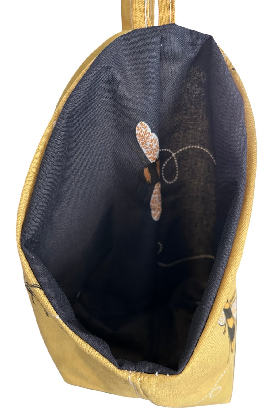 Bee Print Embroidered Hanging Storage Pod