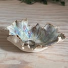 Small trinket dish, unique ring dish