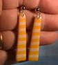 Long Stripe Drop Earrings - Image 4