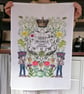 King Charles Coronation Tea Towel - Limited Edition - Image 1