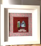 Handmade Christmas Bird Framed Art, Festive Keepsake Gift - Image 1