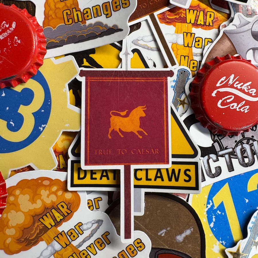 True to Caesar: Fallout New Vegas Video Game sticker